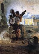 Henry Ossawa Tanner The Banjo Lesson oil painting artist